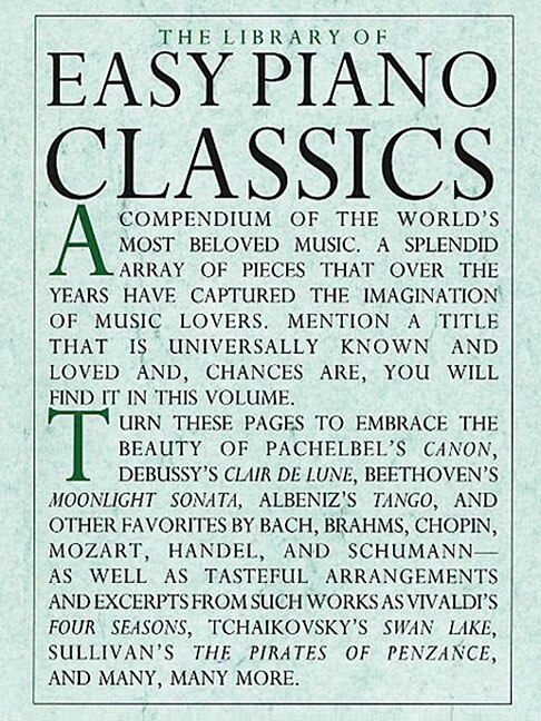 Library of Easy Piano Classics, Paperback | Indigo Chapters