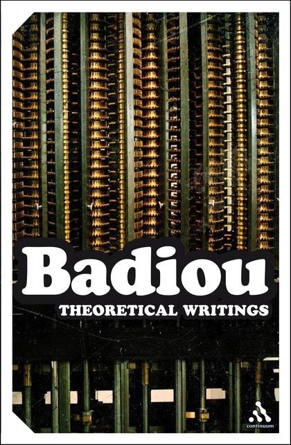 Theoretical Writings by Alain Badiou, Paperback | Indigo Chapters