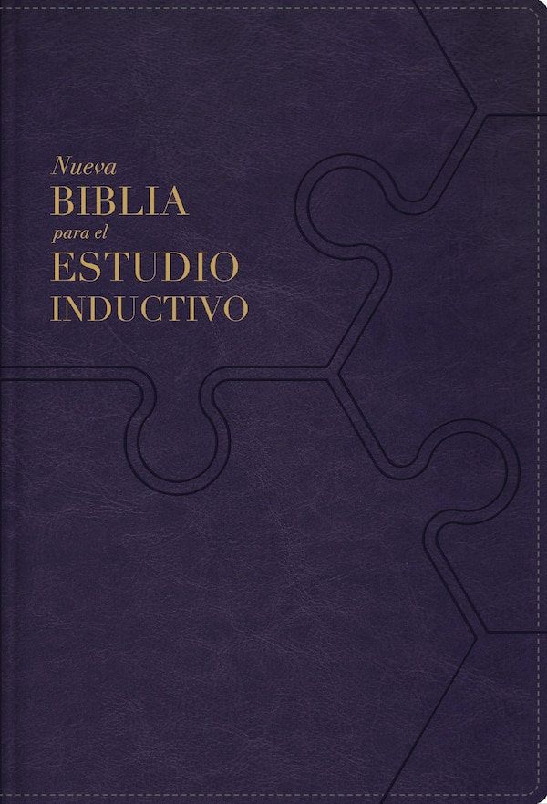 NBLA Nueva Biblia para el estudio inductivo Leathersoft Interior a dos colores Morado Comfort Print by Nbla-nueva Biblia De Las Américas