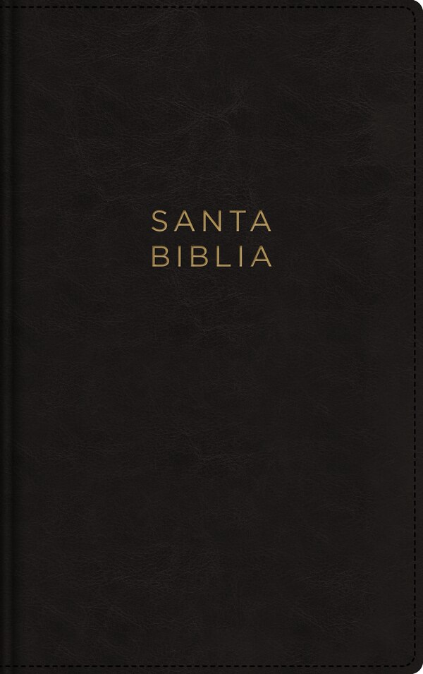 NBLA Santa Biblia Ultrafina Letra grande Leathersoft Negro Palabras de Jesús en rojo con cierre by Nbla-nueva Biblia De Las Américas
