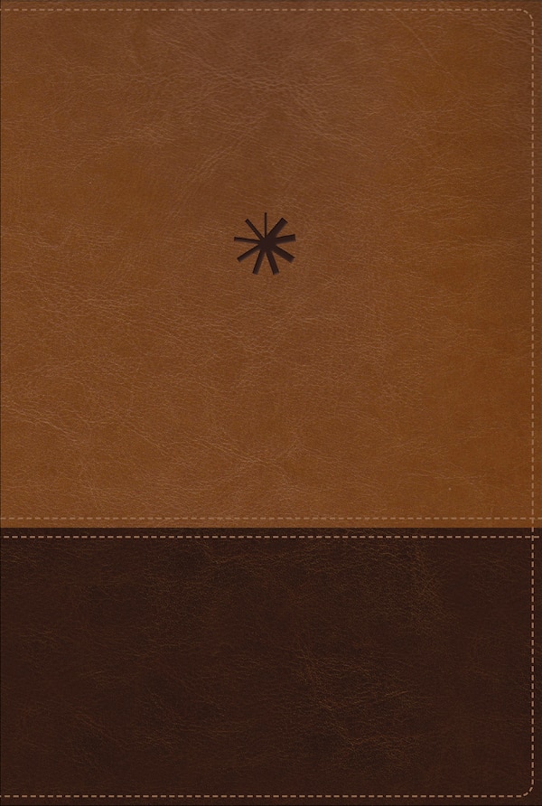 NBLA Biblia Cronológica de Estudio Interior a cuatro colores Leathersoft dos tonos café Comfort Print by Nbla-nueva Biblia De Las Américas