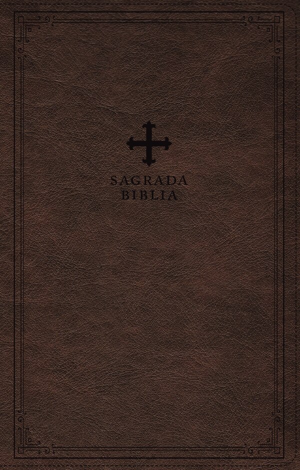 Biblia Católica Tamaño personal Leathersoft Café Comfort Print by Editorial Católica, Leather/Fine Binding | Indigo Chapters