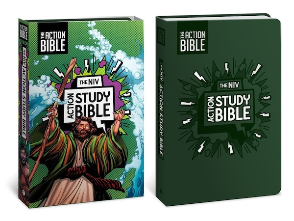 The NIV Action Study Bible Leathersoft Forest Full Color by David C Cook, Leather/Fine Binding | Indigo Chapters