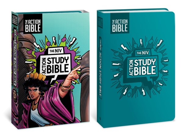 The NIV Action Study Bible Leathersoft Aqua Full Color by David C Cook, Leather/Fine Binding | Indigo Chapters