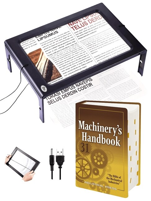 Machinery’s Handbook Toolbox and Magnifier Bundle by Erik Oberg, Hardcover | Indigo Chapters