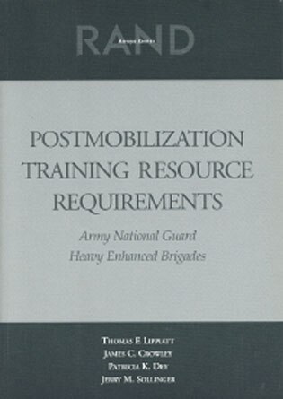 Postmobilization Training Resource Requirements by Thomas F. Lipiatt, Paperback | Indigo Chapters