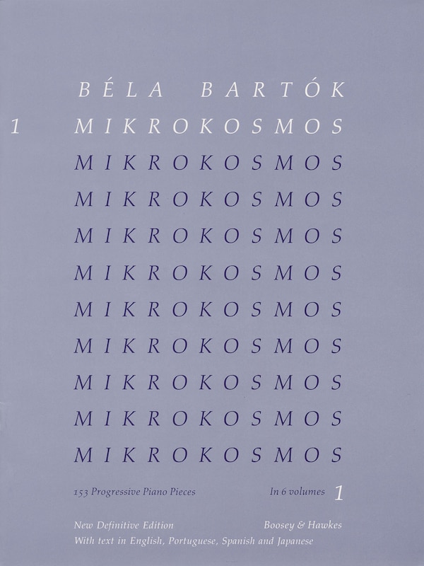 Bela Bartok - Mikrokosmos Volume 1 (blue), Paperback | Indigo Chapters