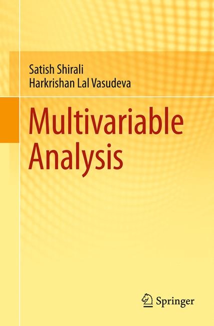 Multivariable Analysis by Satish Shirali, Paperback | Indigo Chapters