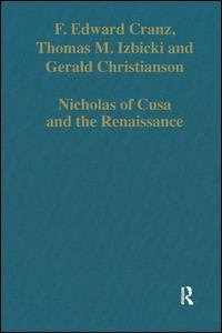 Nicholas Of Cusa And The Renaissance by F. Edward Cranz, Hardcover | Indigo Chapters