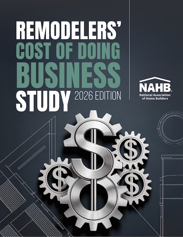 Remodelers' Cost of Doing Business 2026 Edition by Nahb Remodelers, Paperback | Indigo Chapters