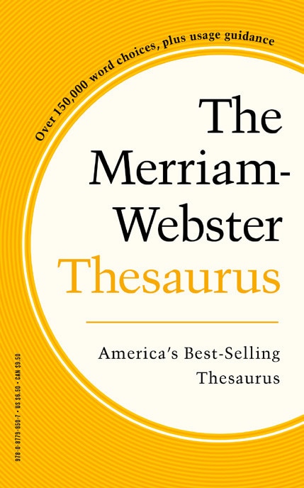 The Merriam-Webster Thesaurus, Mass Market Paperback | Indigo Chapters