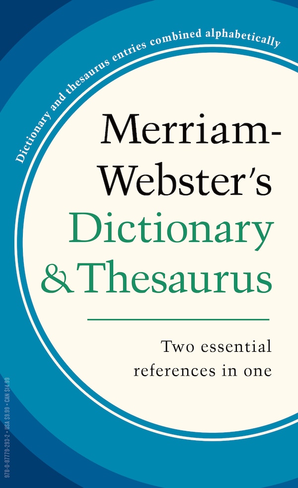 Merriam-Webster’s Dictionary and Thesaurus, Mass Market Paperback | Indigo Chapters