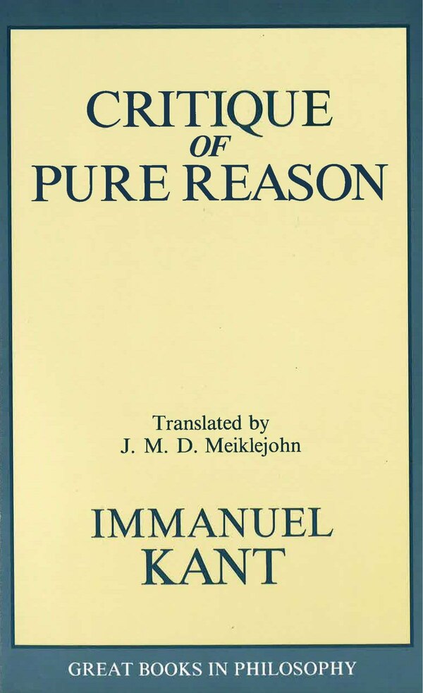 Critique of Pure Reason by Immanual Kant, Paperback | Indigo Chapters