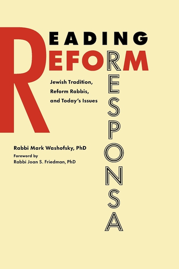 Reading Reform Responsa by Mark Washofsky, Paperback | Indigo Chapters