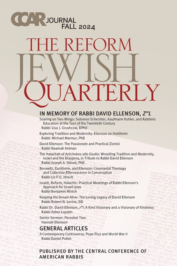 CCAR Journal by Rabbi Edwin Goldberg, Paperback | Indigo Chapters