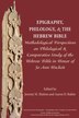 Epigraphy Philology and the Hebrew Bible by Jeremy M Hutton, Paperback | Indigo Chapters