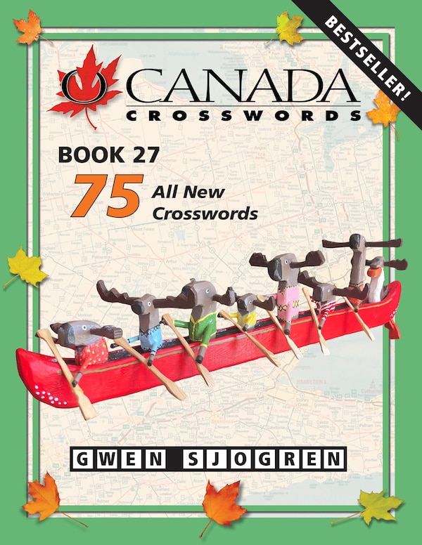 O Canada Crosswords Book by Gwen Sjogren
