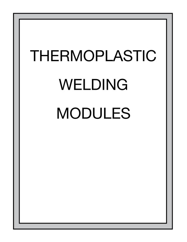 Thermoplastic Welding Modules by Hobar Publications, Paperback | Indigo Chapters
