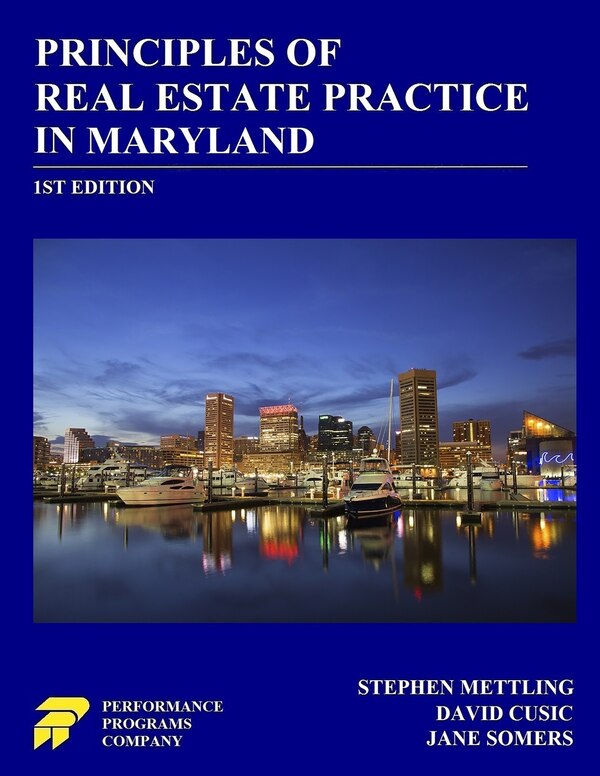 Principles of Real Estate Practice in Maryland by Stephen Mettling, Paperback | Indigo Chapters