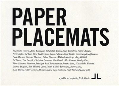 Paper Placemats by Leanne Shapton, Paperback | Indigo Chapters