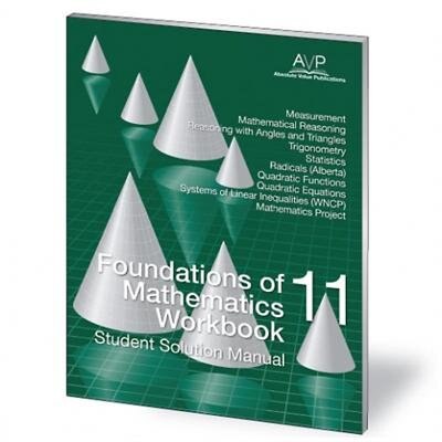 Foundations of Mathematics 11 Workbook Student Solution Manual by greg Raneri, Paperback | Indigo Chapters