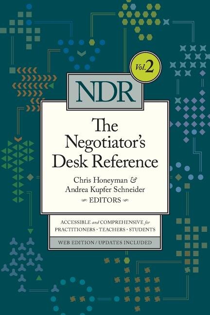 The Negotiator's Desk Reference by Chris Honeyman, Paperback | Indigo Chapters