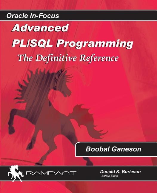 Advanced PLSQL Programming by Boobal Ganesan, Paperback | Indigo Chapters