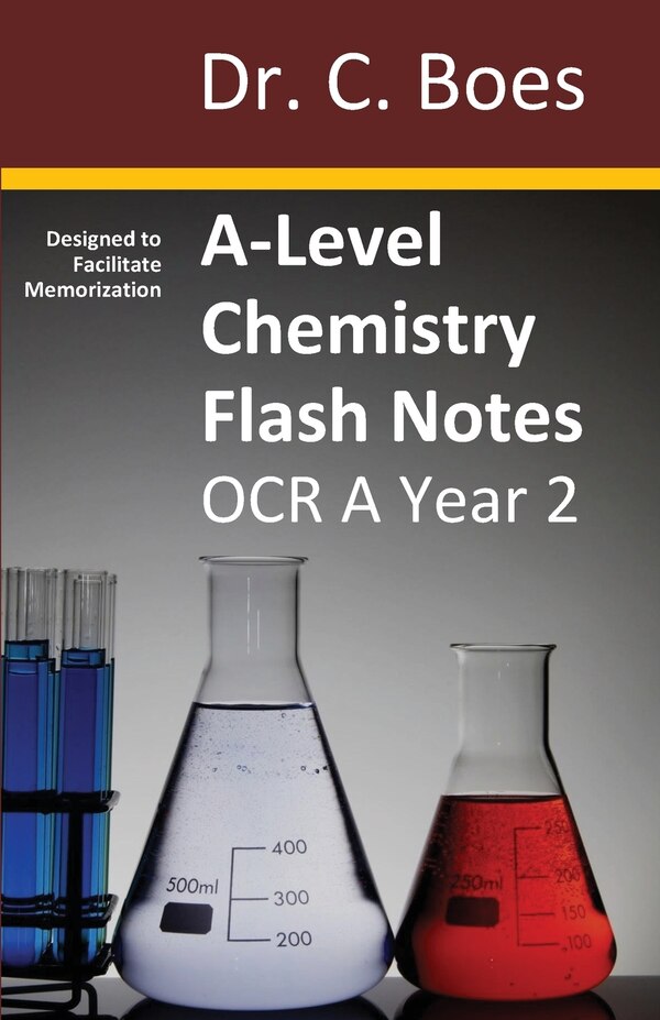 A-Level Chemistry Flash Notes OCR A Year 2 by Boes Boes, Paperback | Indigo Chapters