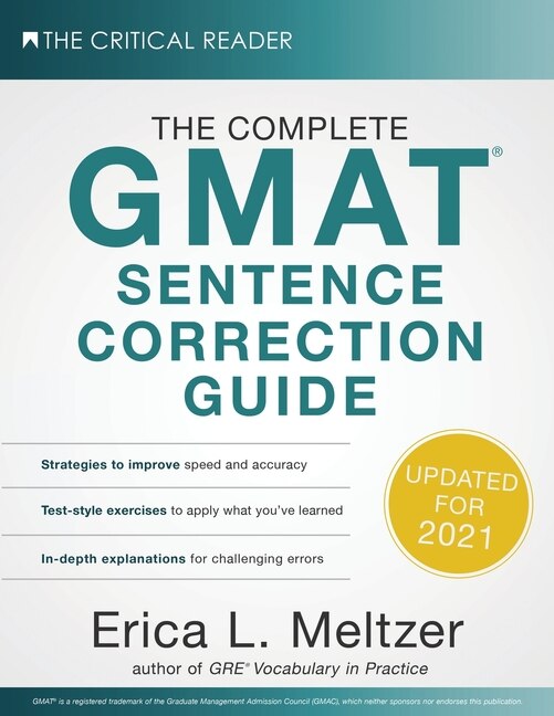 The Complete Gmat Sentence Correction Guide by Erica L Meltzer, Paperback | Indigo Chapters