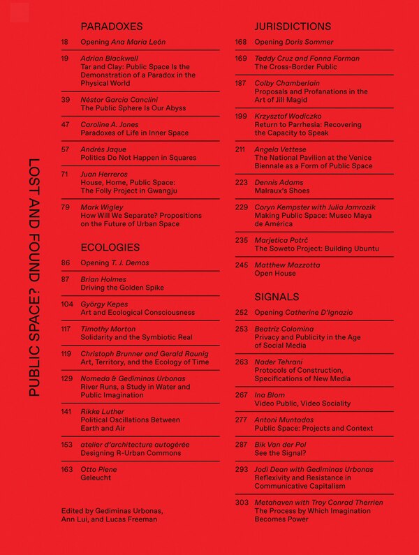 Public Space? Lost And Found by Gediminas Urbonas, Hardcover | Indigo Chapters
