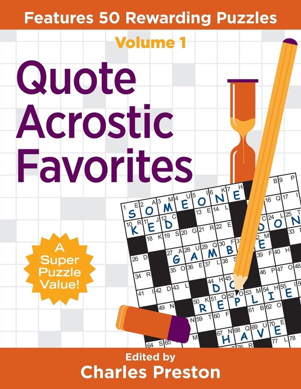 Quote Acrostic Favorites by Charles Preston, Paperback | Indigo Chapters