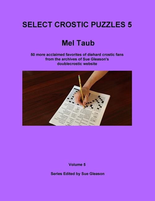 Mel Taub's Select Crostic Puzzles Volume 5, Paperback | Indigo Chapters