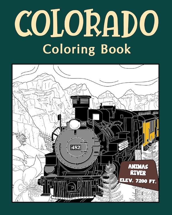 Colorado Coloringฺ Book by Paperland, Paperback | Indigo Chapters