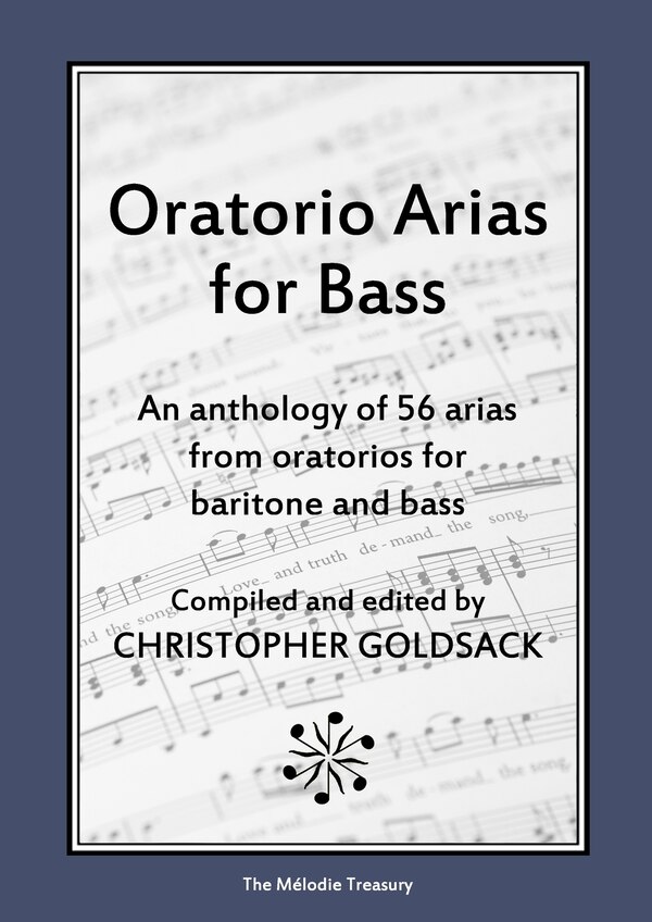Oratorio Arias for Bass by Christopher Goldsack, Paperback | Indigo Chapters