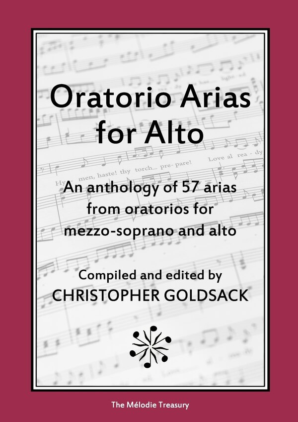 Oratorio Arias for Alto by Christopher Goldsack, Paperback | Indigo Chapters