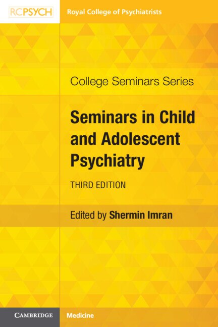 Seminars in Child and Adolescent Psychiatry by Shermin Imran, Paperback | Indigo Chapters