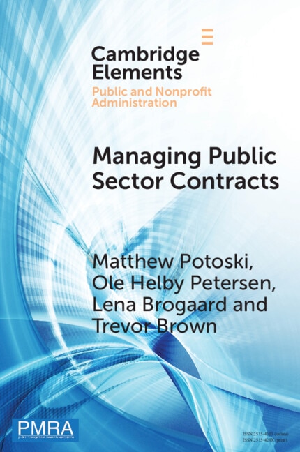 Managing Public Sector Contracts by Matthew Potoski, Paperback | Indigo Chapters