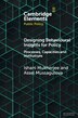 Designing Behavioural Insights for Policy by Ishani Mukherjee, Paperback | Indigo Chapters