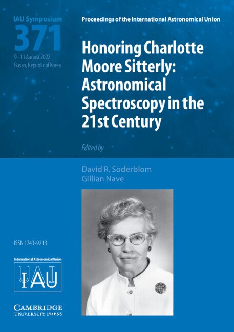 Honoring Charlotte Moore Sitterly (IAU S371) by David R. Soderblom, Hardcover | Indigo Chapters