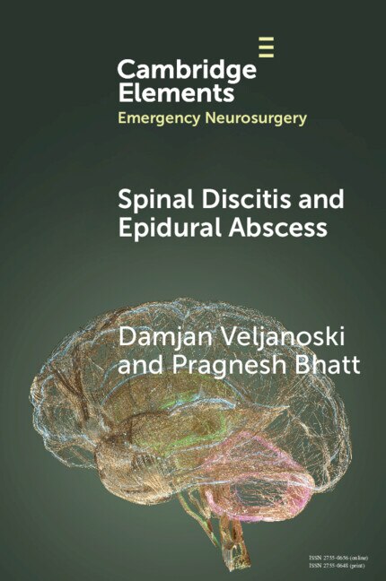 Spinal Discitis and Epidural Abscess by Damjan Veljanoski, Paperback | Indigo Chapters