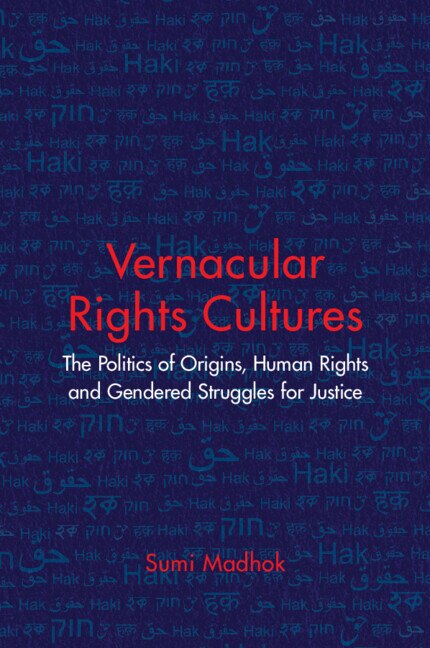 Vernacular Rights Cultures by Sumi Madhok, Paperback | Indigo Chapters
