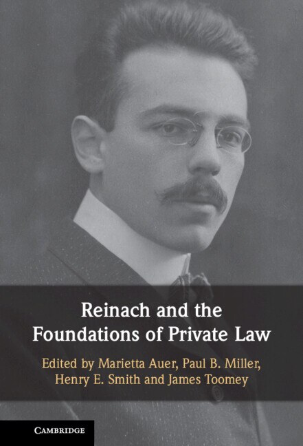 Reinach and the Foundations of Private Law by Marietta Auer, Paperback | Indigo Chapters