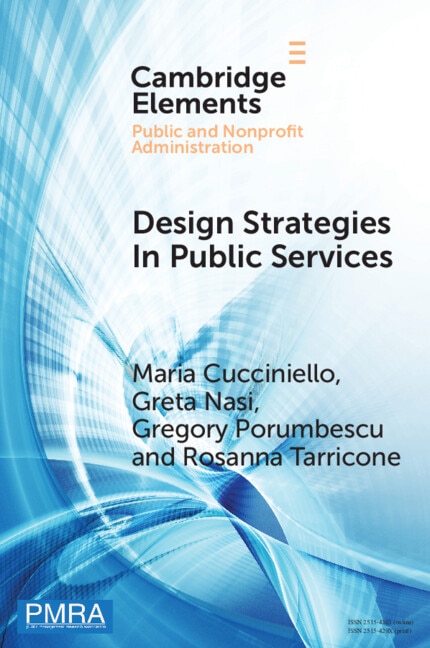 Design Strategies in Public Services by Maria Cucciniello