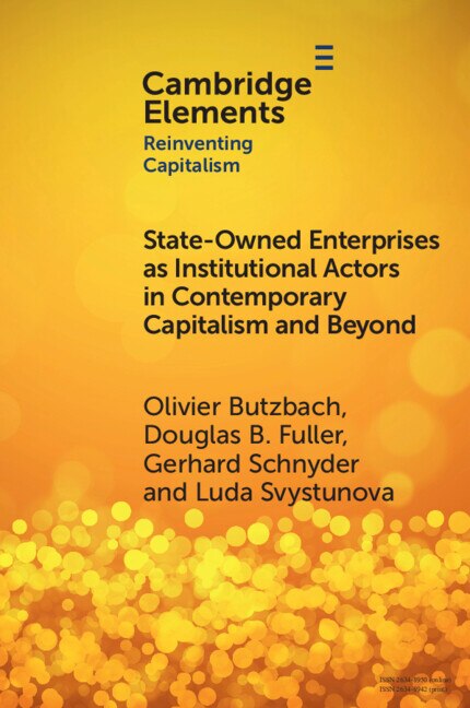 State-Owned Enterprises as Institutional Actors in Contemporary Capitalism and Beyond by Olivier Butzbach, Paperback | Indigo Chapters