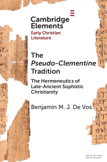 The Pseudo-Clementine Tradition by Benjamin M. J. De Vos, Paperback | Indigo Chapters