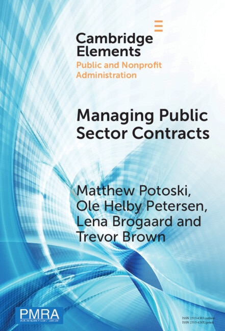 Managing Public Sector Contracts by Matthew Potoski, Hardcover | Indigo Chapters