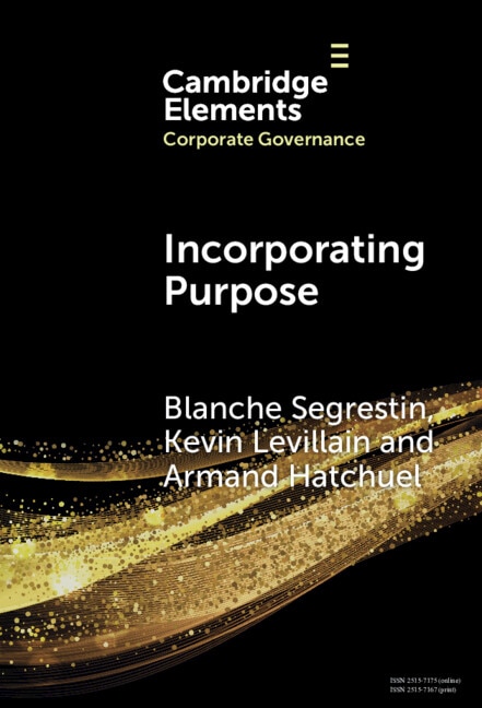 Incorporating Purpose by Blanche Segrestin, Hardcover | Indigo Chapters