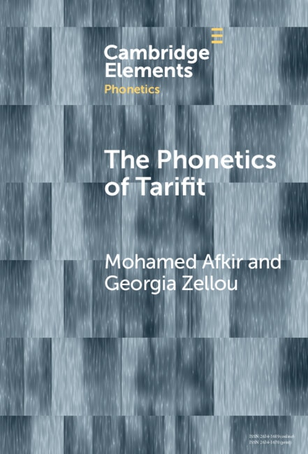 The Phonetics of Tarifit by Mohamed Afkir, Hardcover | Indigo Chapters