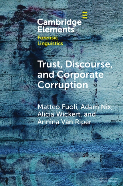 Trust Discourse and Corporate Corruption by Matteo Fuoli, Paperback | Indigo Chapters