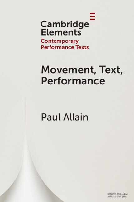 Movement Text Performance by Paul Allain, Paperback | Indigo Chapters